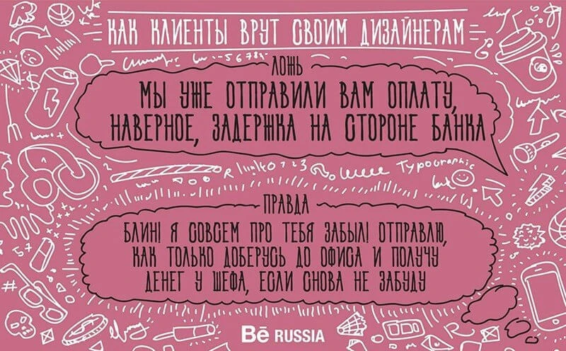 «Мы уже отправили вам оплату, наверное, задержка на стороне банка» — «Блин, я совсем про тебя забыл. Отправлю, как только доберусь до офиса, если снова не забуду»